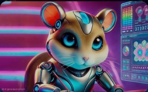 AI art card in Hamster Kombat GameDev