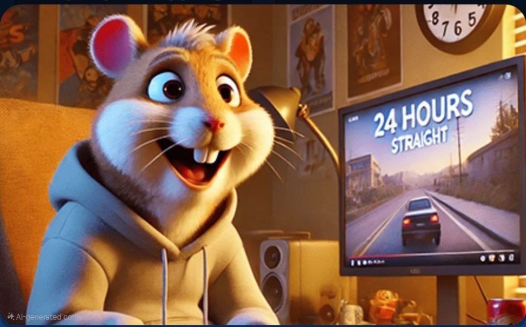 Digital orange card in Hamster Kombat GameDev
