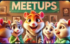HOST LOCAL MEETUPS card in Hamster Kombat GameDev
