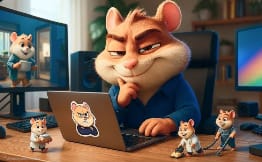 Micro manager card in Hamster Kombat GameDev