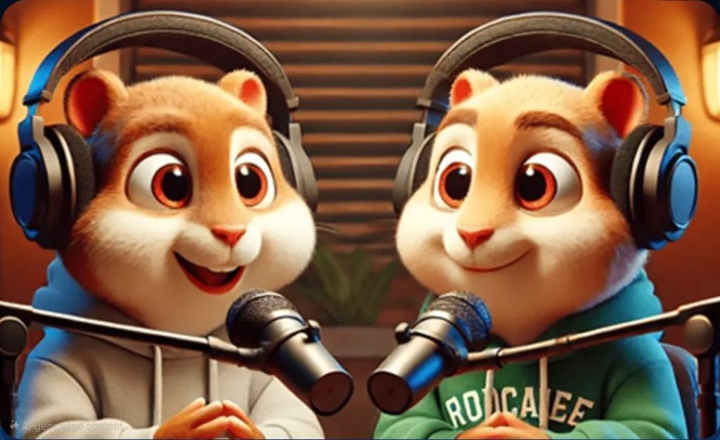 Studio podcast card in Hamster Kombat GameDev