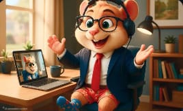 Work from home card in Hamster Kombat GameDev
