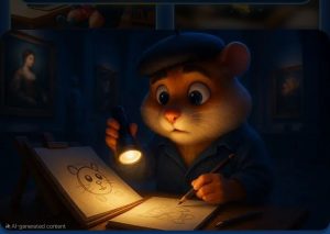 NIGHT IN MUSEUM Card in Hamster Kombat GameDev